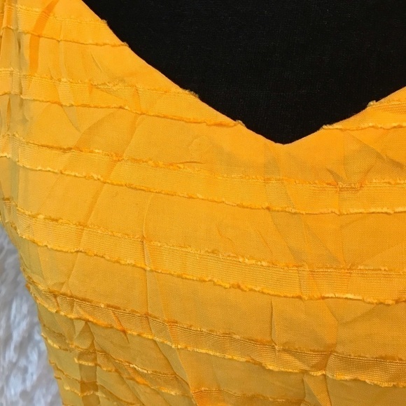 SKIES are blue summer maxi ruffled dress with spaghetti straps size large. New. - Picture 4 of 12